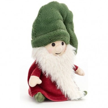 Peluche nain Noël au chapeau vert - Jellycat