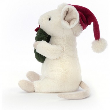 Peluche Merry Souris Couronne de Noël - Jellycat