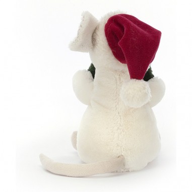 Peluche Merry Souris Couronne de Noël - Jellycat