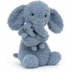 Peluche maman & bébé éléphants Huddles - Jellycat