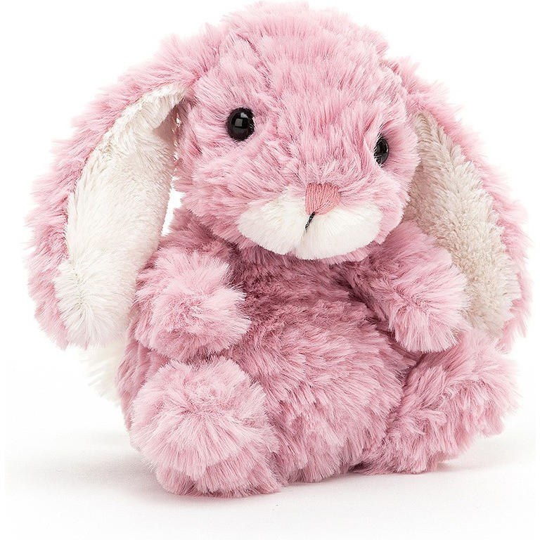 Jellycat Peluche Lapin Yummy Rose Tulipe 15 cm