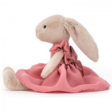 Peluche lapin Lottie robe de soirée rose - Jellycat