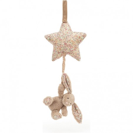 Lapin Bea beige Blossom peluche musicale étoile - Jellycat