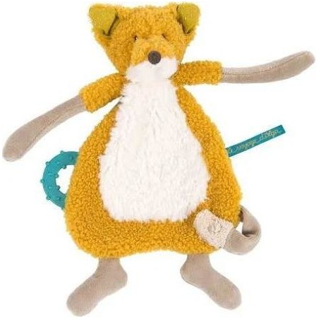 Doudou attache tétine renard Le Voyage d'Olga - Moulin Roty