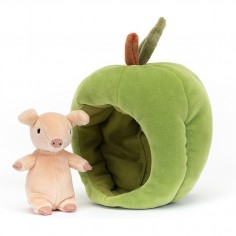 Peluche Cochon dans sa maison Bramblings - Jellycat