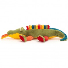 Peluche Crocodile Activités Happihoop - Jellycat 2
