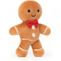 Peluche Bonhomme En Pain D'Épice Décorative - Coussin Doux 35 Cm Pour Noël, Salon, Chambre - Idée Cadeau Familial