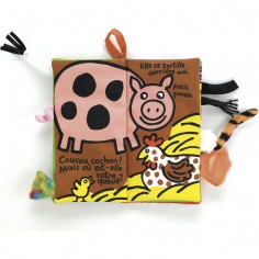 Livre d'éveil en tissu Coucou Ferme - Jellycat 2