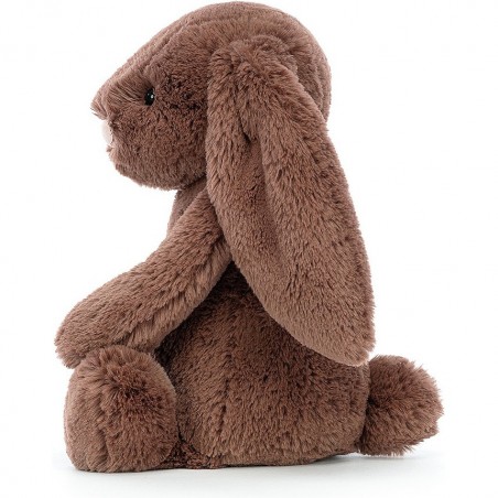 Peluche lapin fudge/marron bashful de - medium - Jellycat