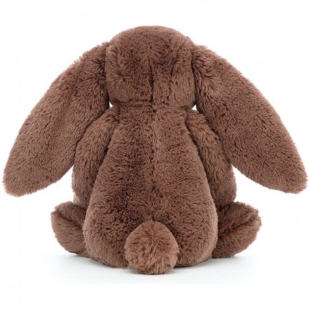 Peluche lapin fudge/marron bashful de - medium - Jellycat
