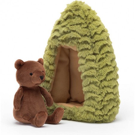 Peluche ours & sapin Forest fauna bear - Jellycat