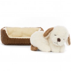 Peluche Chien et son panier Napping Nipper - Jellycat