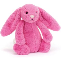 Peluche Lapin Rose Vif Bashful - 18 cm - Jellycat