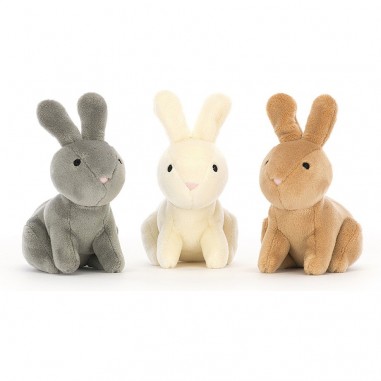 Peluche Nesting Bunnies 3 lapins dans un nid - Jellycat