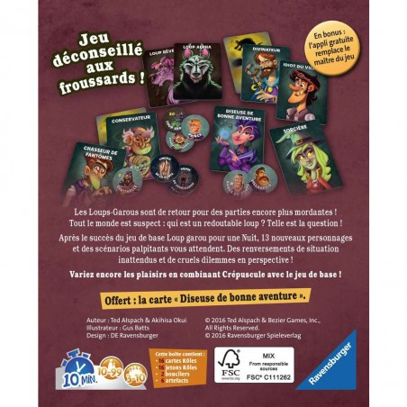 Loup-Garou pour un Crépuscule - Jeu de société - RAVENSBURGER