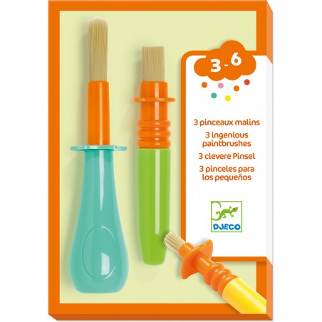 3 pinceaux malins - Djeco