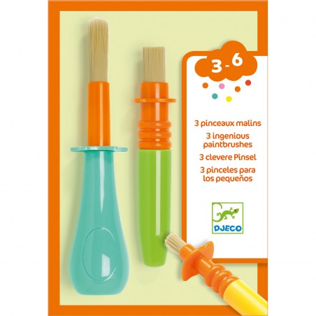 3 pinceaux malins - Djeco