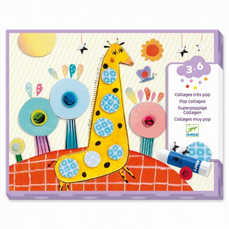 Jeu de Collage Très Pop Les Petits Collages - Djeco