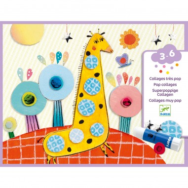 Jeu de Collage Très Pop Les Petits Collages - Djeco