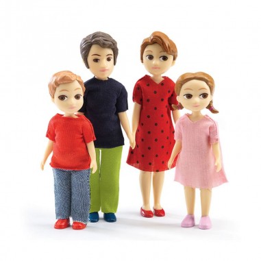 Famille pour maisons de poupées Petit Home : Thomas et Marion - Djeco
