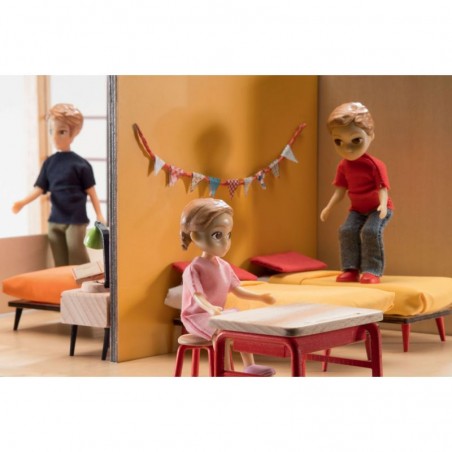 Figurines famille de Thomas et Marion - maison de poupée - Djeco