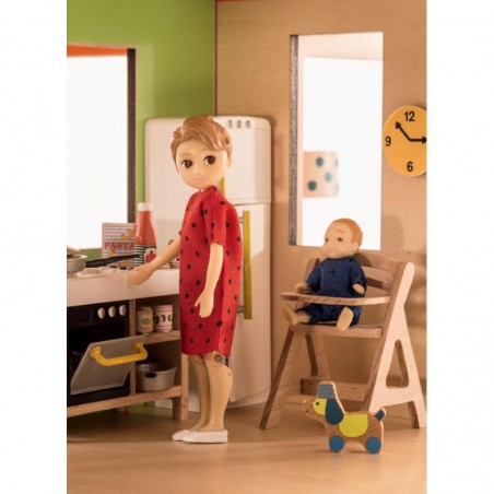 Figurines famille de Thomas et Marion - maison de poupée - Djeco