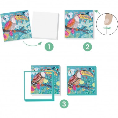 Tableaux de sequins Flamboyants - Djeco