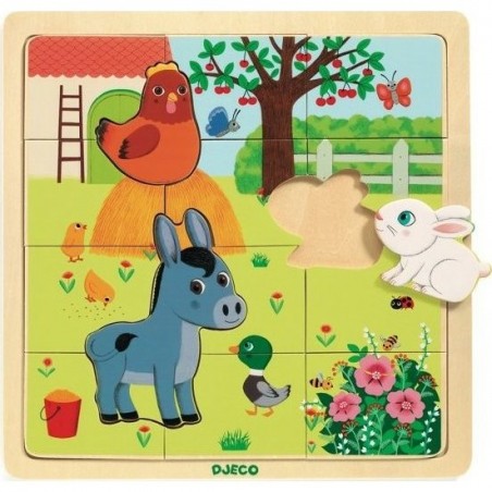 Puzzle en Bois Farm
