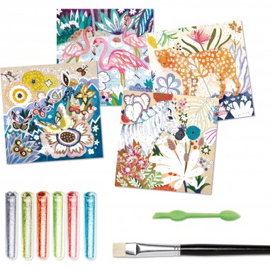 Les plus grands - Tableau à pailleter - La lumière des sirènes - Djeco