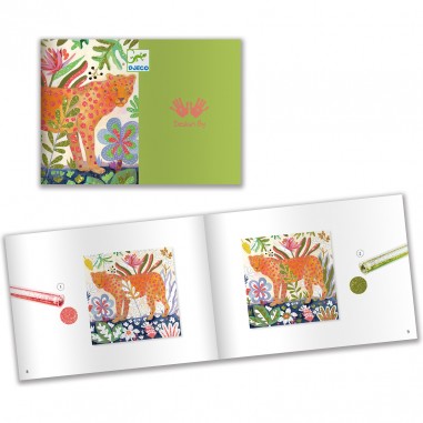 Les plus grands - Tableau à pailleter - La lumière des sirènes - Djeco