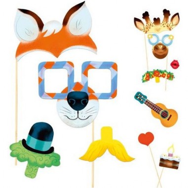 Photobooth à créer la fiesta des animaux - Do it Yourself - Djeco