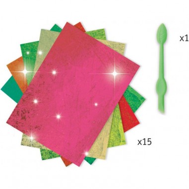 Tableaux à métalliser lucioles - loisirs créatifs - Djeco