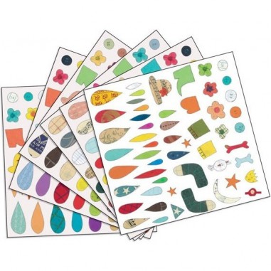 Créer des animaux avec des stickers - loisirs créatifs - Djeco