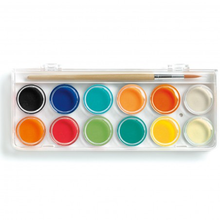 Pastilles de gouache Classique Peinture Enfants - Djeco