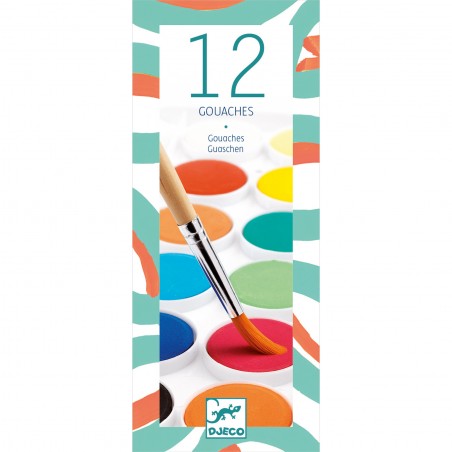 Pastilles de gouache Classique Peinture Enfants - Djeco