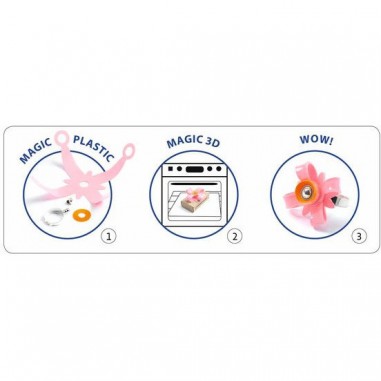 Collection de bagues Artistic Plastic - Djeco