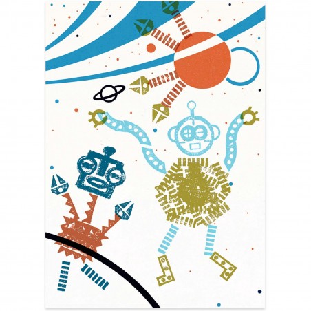 Tampons Mix and Match Alien robots - Loisirs créatifs - Djeco