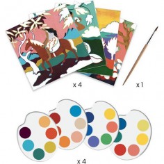 Cartes à peindre Polynésie - Un jeu - Djeco 2