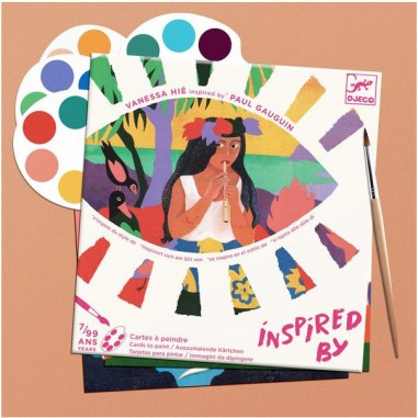 Cartes à peindre Polynésie - Un jeu - Djeco