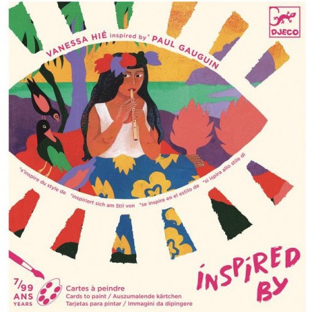 Cartes à peindre Polynésie - Un jeu - Djeco