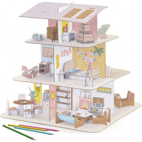 Kit Diy Maison de poupées - Un jeu - Djeco