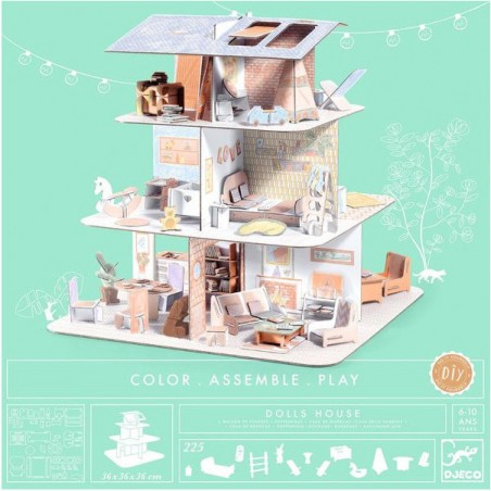 Kit Diy Maison de poupées - Un jeu - Djeco