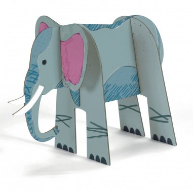 Colorie assemble et joue Diy Savane - Djeco