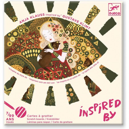 Cartes à gratter : inspired by : golden muses - Djeco