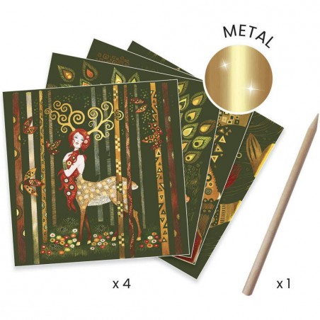 Cartes à gratter : inspired by : golden muses - Djeco