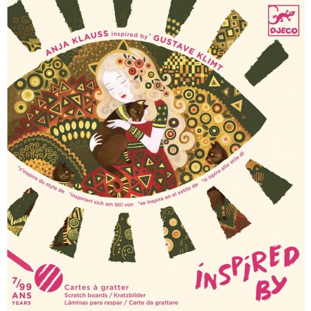 Cartes à gratter : inspired by : golden muses - Djeco
