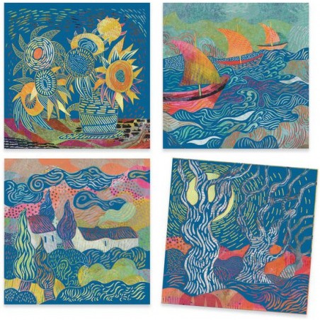 Cartes à gratter Le Sud - Inspired by - Loisirs créatifs - Djeco