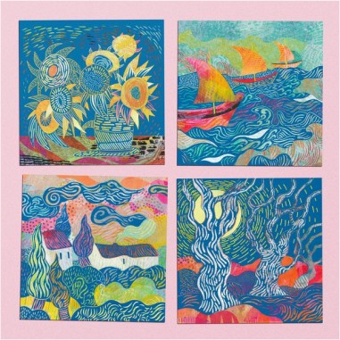 Cartes à gratter Le Sud - Inspired by - Loisirs créatifs - Djeco