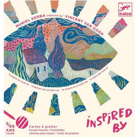 Cartes à gratter Le Sud - Inspired by - Loisirs créatifs - Djeco