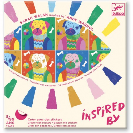 Stickers inspired by : totally pop - Djeco